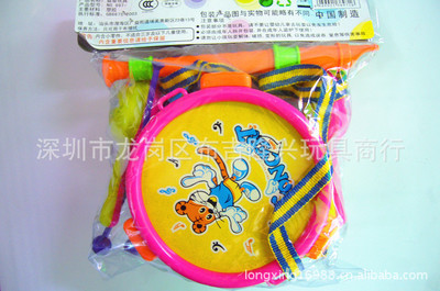 【300元起混批897-1嬰幼兒樂器套裝鼓/天籟之音套裝搖鼓/小歡樂鼓】價格,廠家,圖片,教具、早教機,深圳市龍崗區布吉隆興玩具商行-